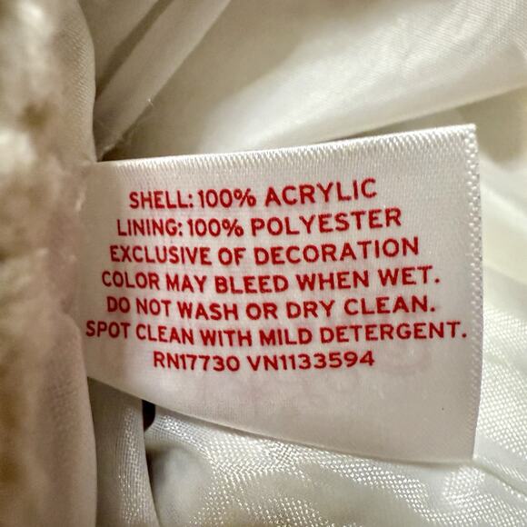 Wondershop Monogram Christmas Stocking Letter S Initial Ivory Red Knit Target - Picture 6 of 9